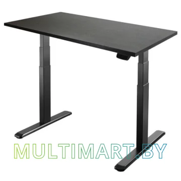 Стол для работы стоя ErgoSmart Unique Ergo Desk 1360x800x36мм (дуб мореный/черный)